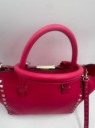 VALENTINO GARAVANI Rockstud Medium Pink Handtasche