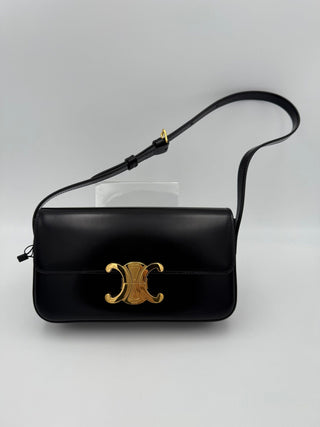 CELINE CLAUDE TRIOMPHE Schwarze Handtasche