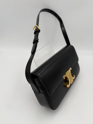 CELINE CLAUDE TRIOMPHE Schwarze Handtasche