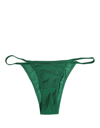 Grüner Nylon-Bikini-Badeanzug