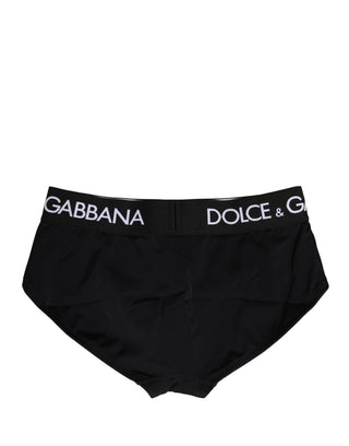 Black Nylon Stretch Coulotte Panty Underwear