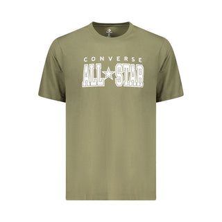 Camisa de Algodón Verde para Hombre