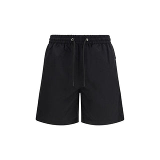 Black Nylon Bermuda Shorts