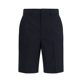 Bermudas de algodón negro
