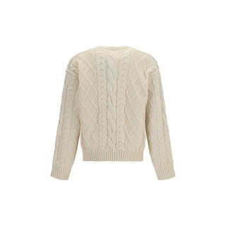 Beige Cotton Sweatshirt
