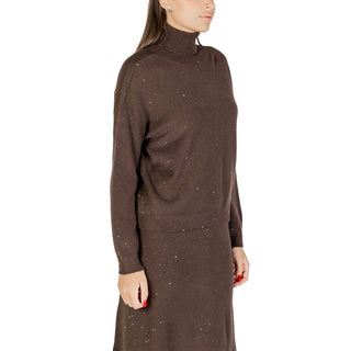 Brown Viscose Sweatshirt