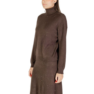 Brown Viscose Sweatshirt