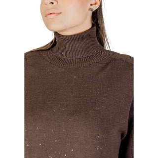 Brown Viscose Sweatshirt