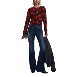 Black Viscose Sweatshirt