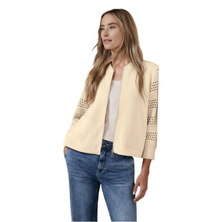 Sudadera de modal beige