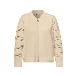 Sudadera de modal beige