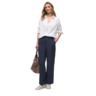 Blaue Freizeithose aus Modal