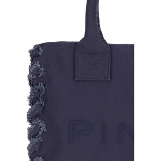 Blue Cotton Shoulder Bag