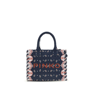 Mehrfarbige Baumwoll-Schultertasche