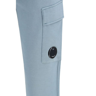 Blue Cotton Cargo Pants