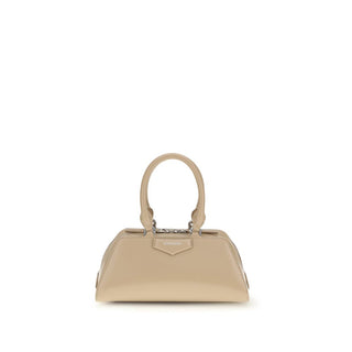 Bolso Bos Taurus de piel de becerro beige