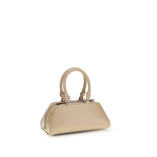 Bolso Bos Taurus de piel de becerro beige
