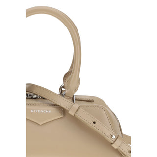 Bolso Bos Taurus de piel de becerro beige