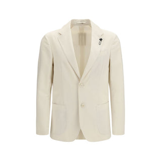 Blazer de algodón blanco