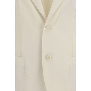 White Cotton Blazer