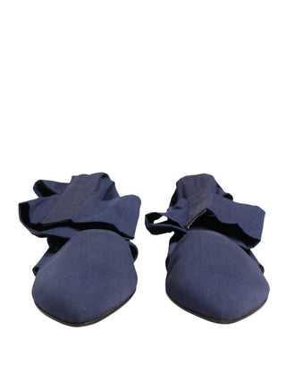 Botines de algodón azul