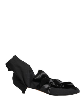 Schwarze Wildleder-Stiefeletten