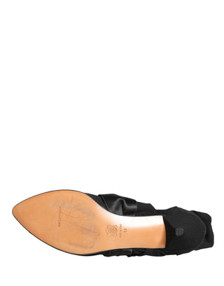 Schwarze Wildleder-Stiefeletten