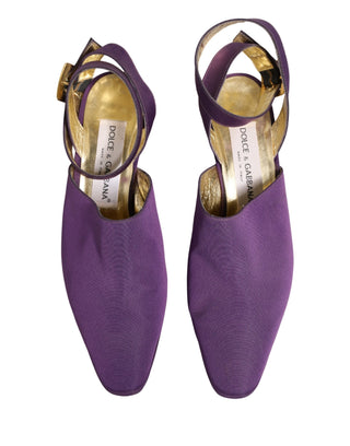 Lila Wildleder-Sandalen Schuhe