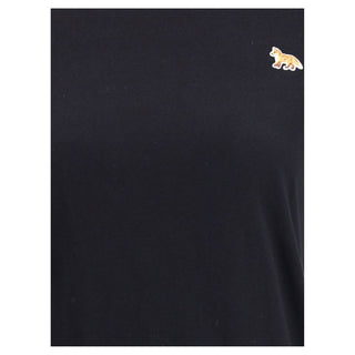 Schwarzes Baumwoll-T-Shirt