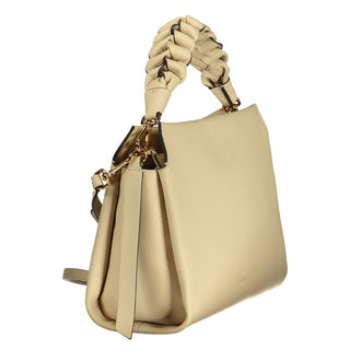 Beige Leder Damentasche