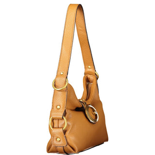 Marrone Polyurethane Women Mini Bag