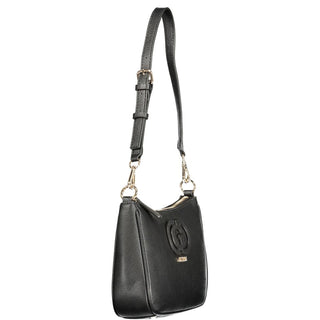 Black Polyurethane Women's Handbag