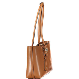 Marrone Poliuretano Women Handbag