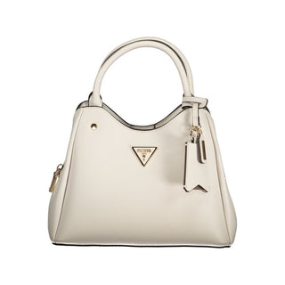Bolso de mano para mujer de poliuretano gris