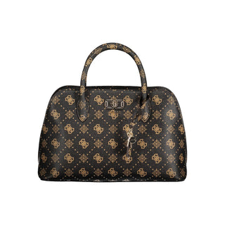 Marrone Polyurethan Damenhandtasche