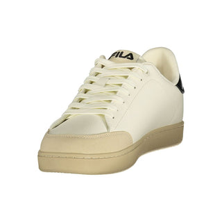 Zapatilla para hombre de poliéster blanco