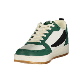 White Polyurethane Men Sneaker