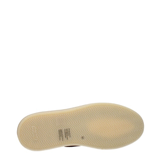 Braune Low-Top-Sneaker aus Leder