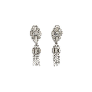 Silver Metal Earrings