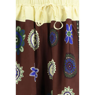 Bermudas de viscosa multicolor