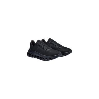 Schwarze Sportsneaker aus Polyester