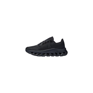 Schwarze Sportsneaker aus Polyester