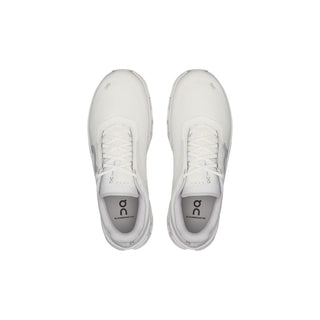 White Recycled Polyester Athletic Sneakers