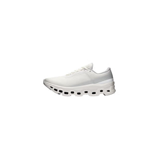 White Recycled Polyester Athletic Sneakers
