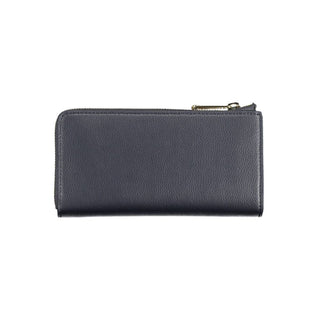 Cartera para mujer de poliuretano azul