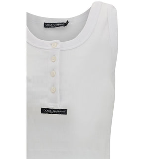 White Cotton Tank Tops