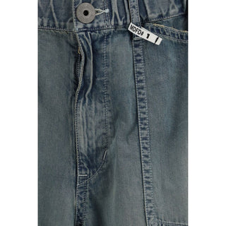 Blaue Relaxed Fit Jeans aus Baumwolle
