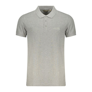 Polo de algodón gris para hombre