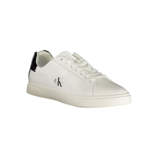 Weiße Damen-Sneaker aus Polyurethan