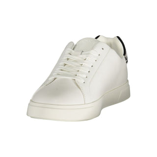 Weiße Damen-Sneaker aus Polyurethan